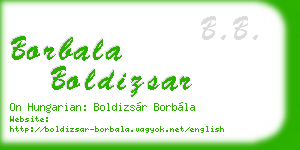 borbala boldizsar business card
